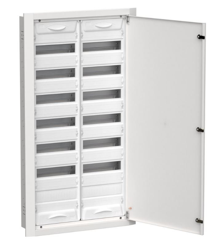 Корпус металлический встраиваемый TITAN 5 ЩРв-168 (2х84) 1130х625х130 IP31 одна дверь белый (TI5-50-V-2х084-31) Корпус металлический