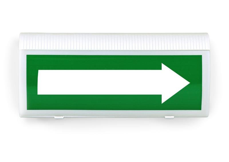 ВОСХОД-Р-02 "Стрелка вправо" Оповещатель охранно-пожарный световой радиоканальный