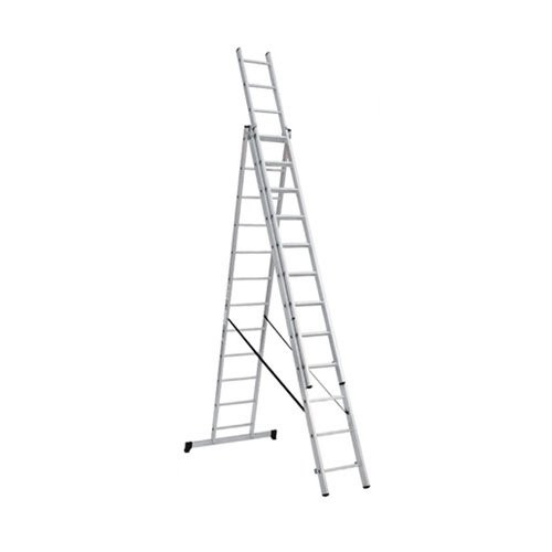 ЛА3х12, 12 ступеней (SQ1028-0204) Лестница алюминиевая