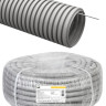 Труба ПВХ легкая серая с протяжкой D25 ELASTA (CTG20-25-K41-050I) Труба гофрированная, не распространяющая горение
