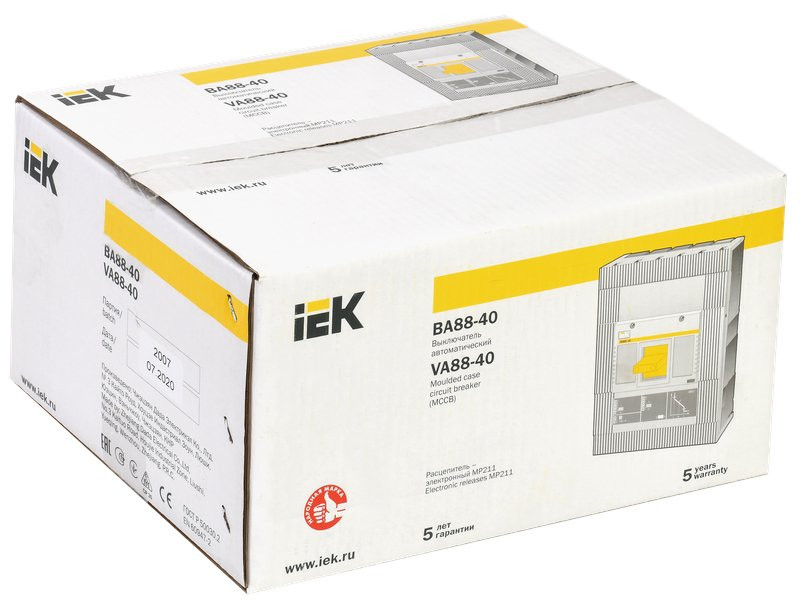 ВА88-40 3Р 800А 35кА MP 211 (SVA51-3-0800) Автоматический выключатель в литом корпусе с электронным расцепителем