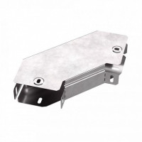 Угол горизонтальный 90 градусов с крышкой Стандарт 300х50 (0,8мм) (PR16.0420) (Промрукав) Угол горизонтальный