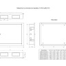 Корпус металлический встраиваемый TITAN 5 ЩРв-96 (2х48) 755х625х130 IP31 одна дверь белый (TI5-50-V-2х048-31) Корпус металлический