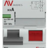 DV 2P 80А/300мА (AC) AVERES (rccb-2-80-300-ac-av) Выключатель дифференциального тока (УЗО)