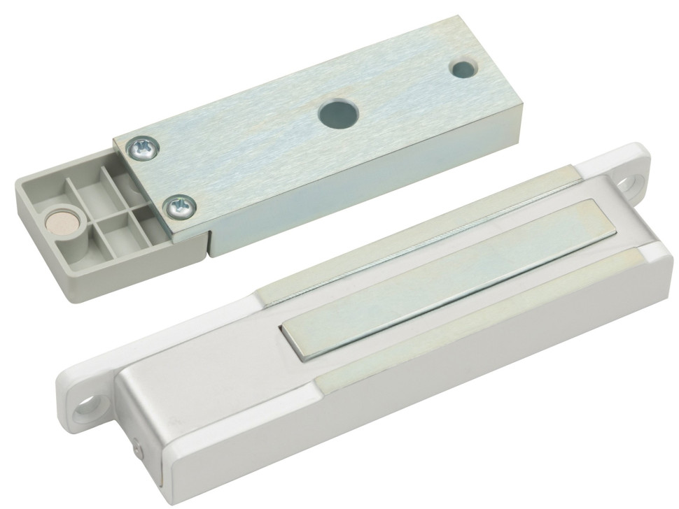 AL-150-24V Premium (белый) Замок электромагнитный