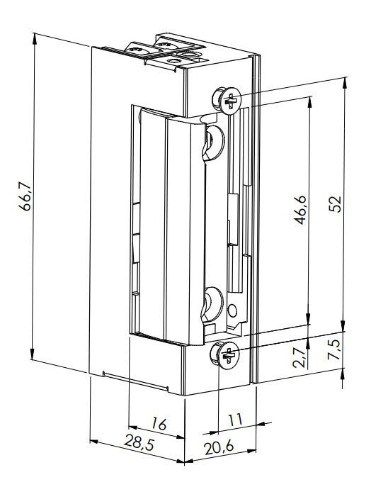 ST-SL351NO Защелка электромеханическая