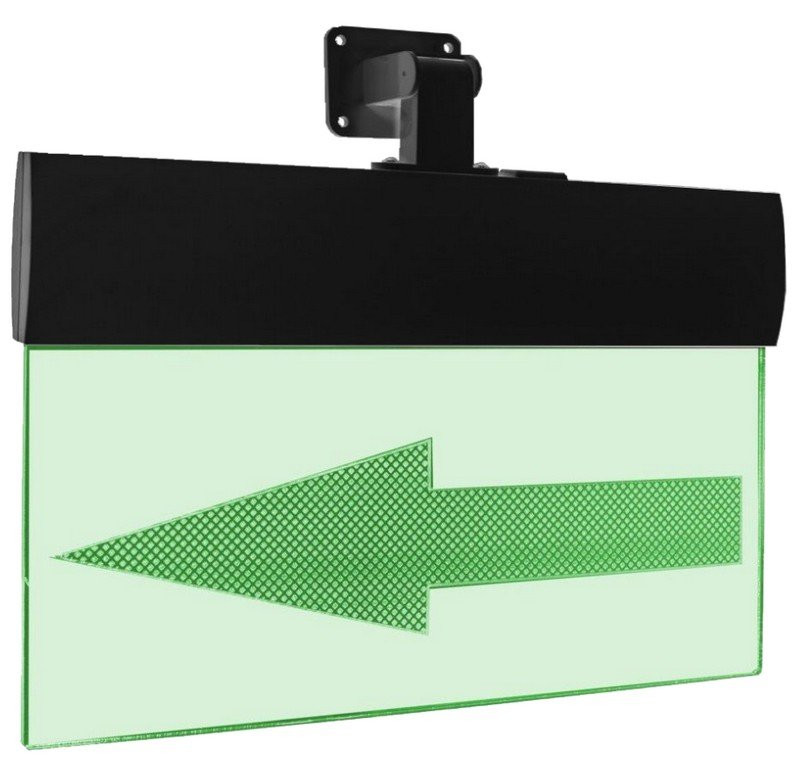 М-24 ULTRA "Выход",черный корпус, универсальное крепление Оповещатель охранно-пожарный световой (табло)