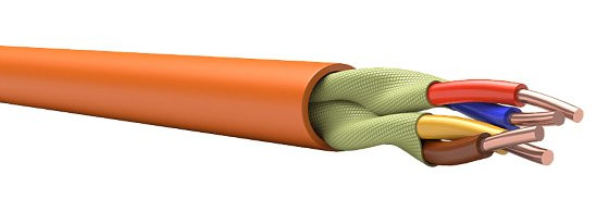 КПССнг(А)-FRLS 1х2х0,35 (СПКБ-Техно) Кабель для систем ОПС и СОУЭ огнестойкий, не поддерживающий горения, неэкранированный