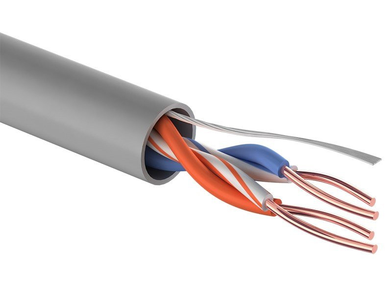 U/UTP 2PR 24AWG CAT5e 305м REXANT (01-0023-R) Кабель «витая пара» (LAN) для структурированных систем связи