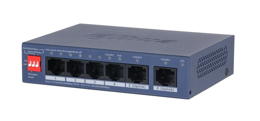 DH-CS4006-4GT-36 Сетевой PoE коммутатор