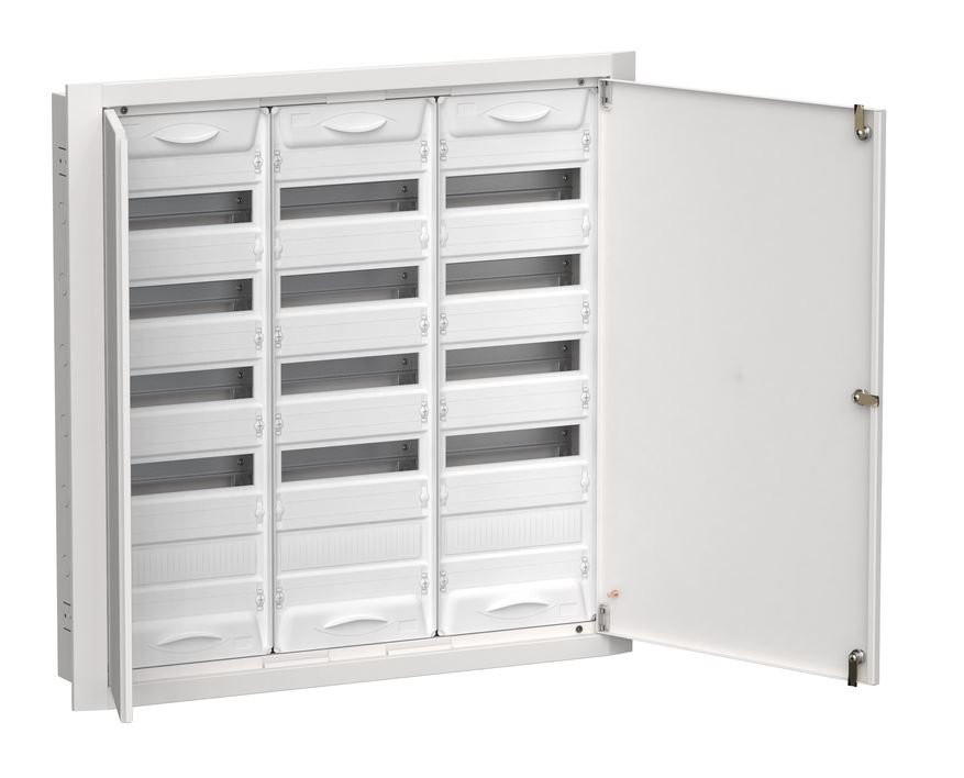 Корпус металлический встраиваемый TITAN 5 ЩРв-180 (3х60) 880х885х130 IP31 одна дверь белый (TI5-50-V-3х060-31) Корпус металлический