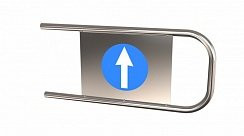 Ростов-Дон Дуга на калитку АК81С (левая) (L=660 мм, D=32мм) Створка для калитки