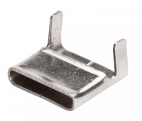 Скрепа бандажная из нержавеющей стали AISI 201 для монтажных лент 20 мм (30 шт) (PR08.12705) Скрепа бандажная из нержавеющей стали AISI 201