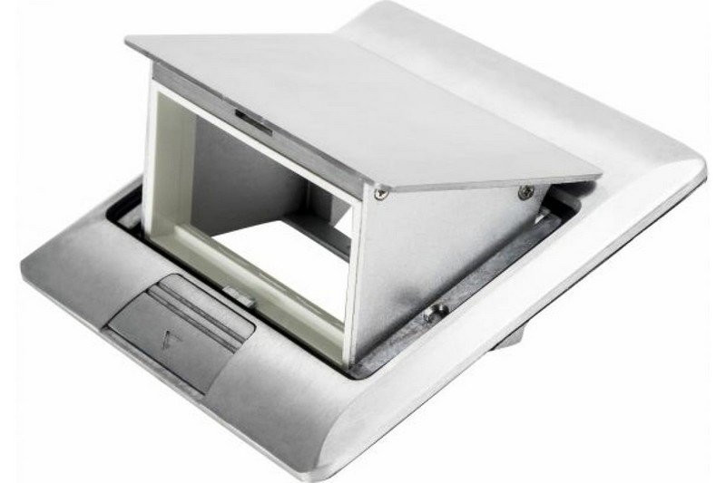 Люк в пол на 2 поста (45х45мм), сталь LUK/2AL (70021) Люк в пол