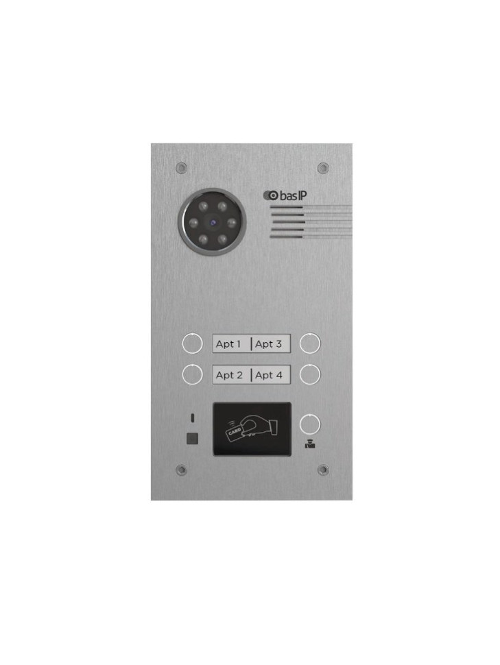 BA-04MD SILVER Вызывная панель IP-домофона