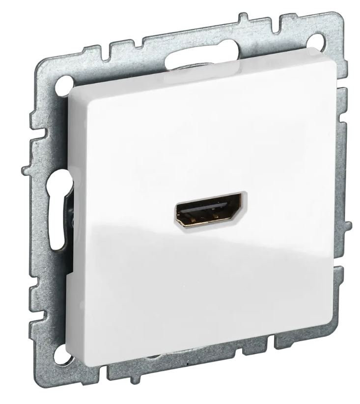 Розетка HDMI BRITE PHDMI-0-БрБ белая (BR-H10-K01) Розетка HDMI