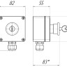 ПКУ-1 IP54 Пост кнопочный