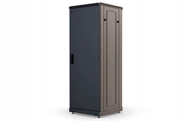 ШТ-НП-М-27U-800-1000-М-Ч (130411-01228) Шкаф напольный 19", 27U