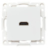 Стокгольм Механизм розетки HDMI белый (EYA00-327-10) Механизм розетки HDMI