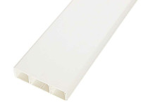 Короб 75х20х2000мм с перегородками, белый (075001S) Короб