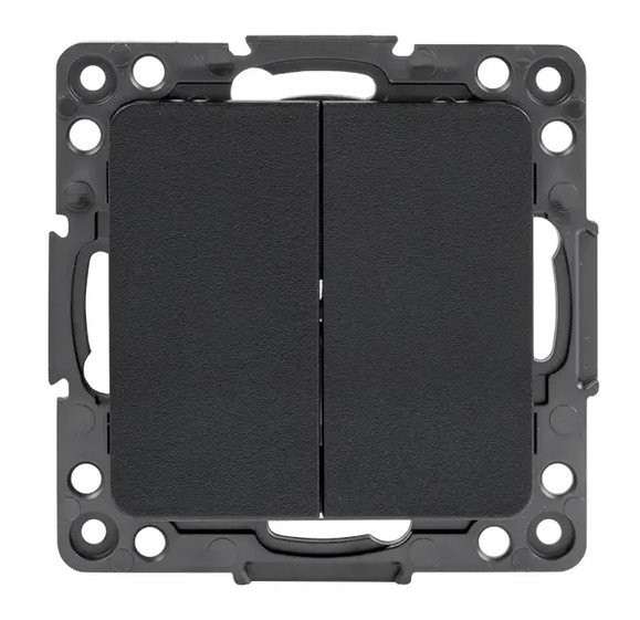 Стокгольм Механизм Выключателя 2-кл. 10А (EZV10-027-20) Механизм Выключателя 2-кл. 10А