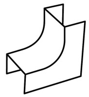 Угол внутренний 40х25 плавный RMI стандарт TIA (72108-E110) Угол внутренний плавный, огнестойкость E110