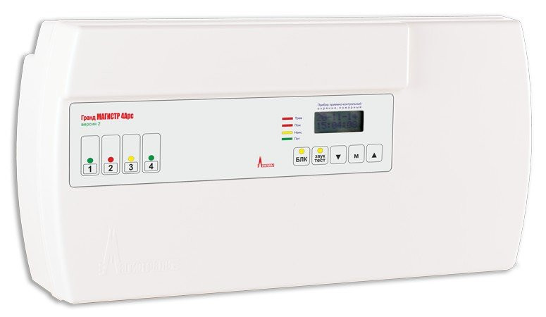 Гранд МАГИСТР 4Арс SMS2 SMA (версия 2) Прибор приемно-контрольный охранно-пожарный cо встроенным SMS модулем