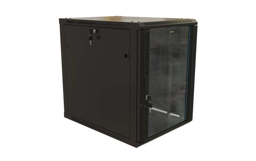 TWB-2768-GP-RAL9004 Шкаф телекоммуникационный 19" настенный 27U
