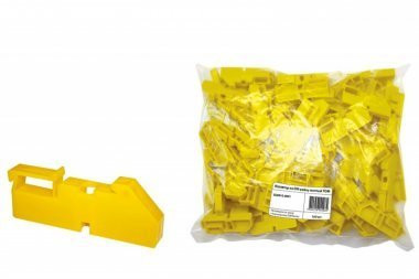 Изолятор на DIN рейку желтый (SQ0810-0001) (100 шт) Аксессуар для клемм