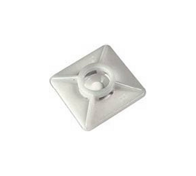 Основание для хомута кабельного SDM-102 28х28, белый (100 шт) (45102) Основание для хомута кабельного