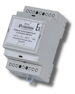 Спектрон-ИБ-01 Барьер искрозащиты цепей питания, одноканальный