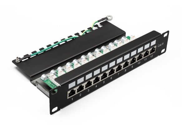 Патч-панель 10", 12xRJ-45, FTP, 6 (10-0425) Патч-панель 10"