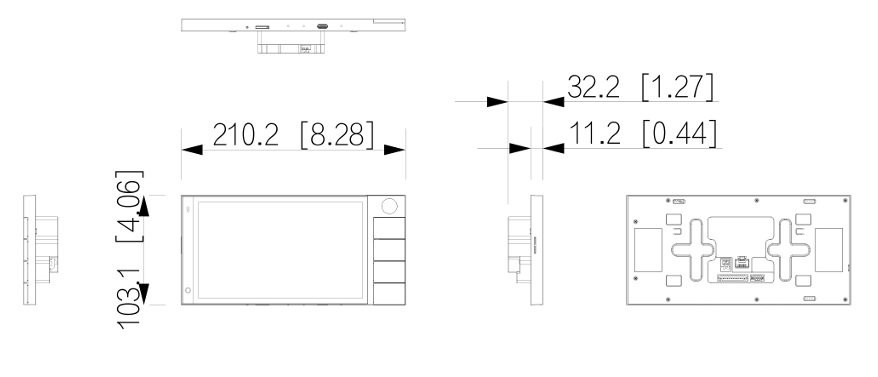 DHI-SCP3022B-IBZ Монитор видеодомофона 2-проводной