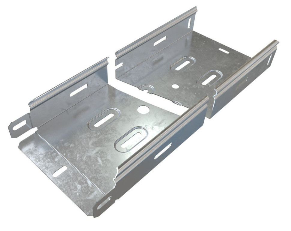 Лоток перфорированный Сендземира 0,7мм 150х100х3000 (LP1501003000071) Лоток перфорированный