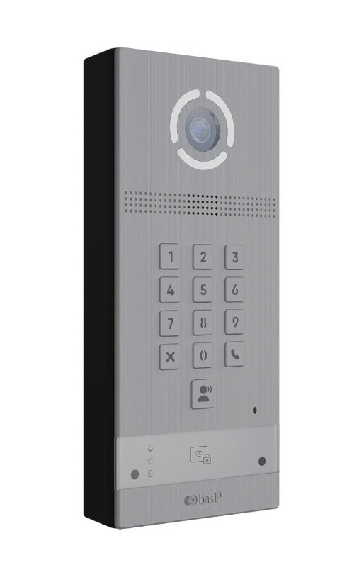 AV-09KFBI SILVER Вызывная панель подъездного IP-домофона