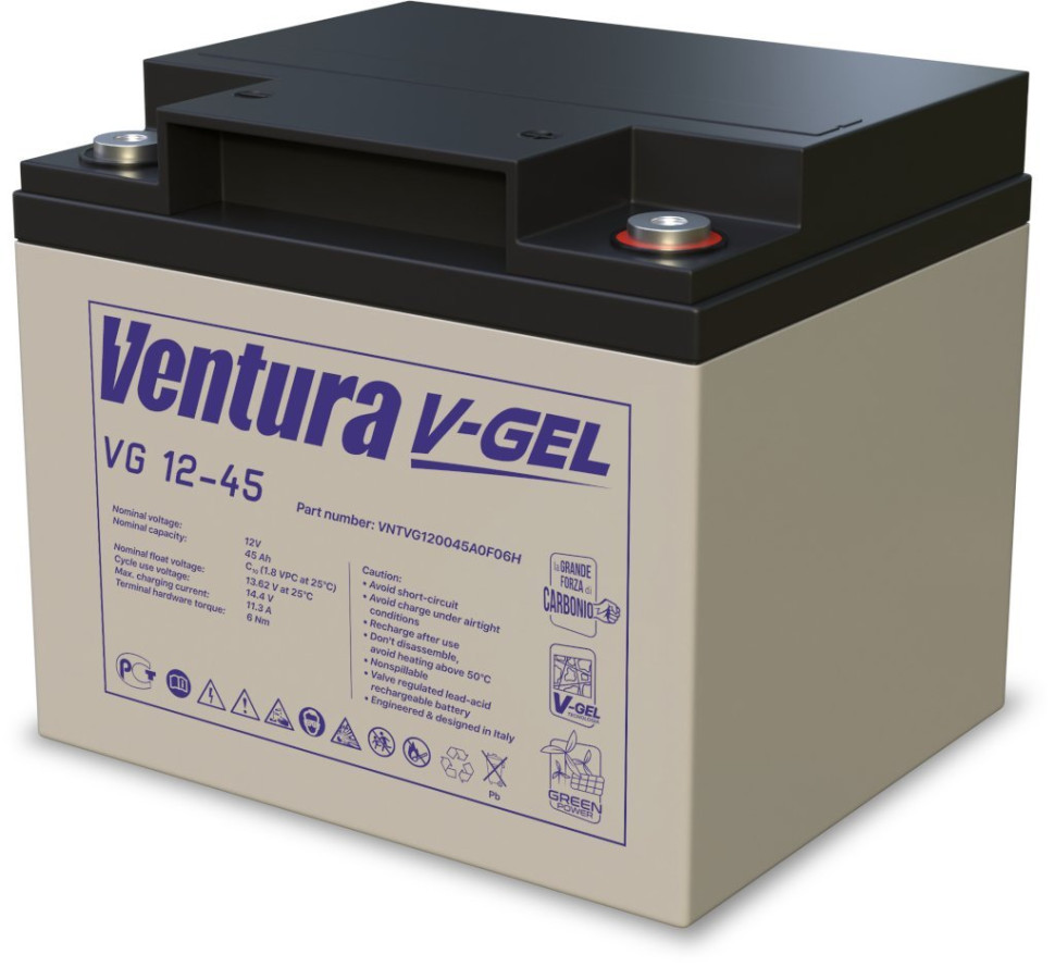 Ventura VG 12-45 Аккумулятор герметичный свинцово-кислотный