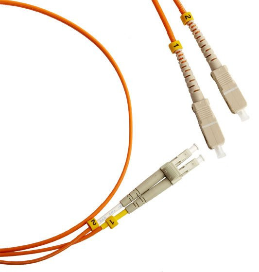 FC-D2-50-LC/PR-SC/PR-H-1M-LSZH-OR Патч-корд волоконно-оптический LC-SC