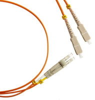 FC-D2-50-LC/PR-SC/PR-H-1M-LSZH-OR Патч-корд волоконно-оптический LC-SC