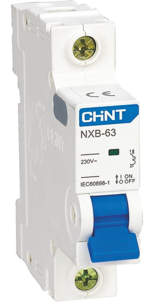 NXB-63H 1P 6А 10кА х-ка C (R) CHINT (813791) Автоматический выключатель