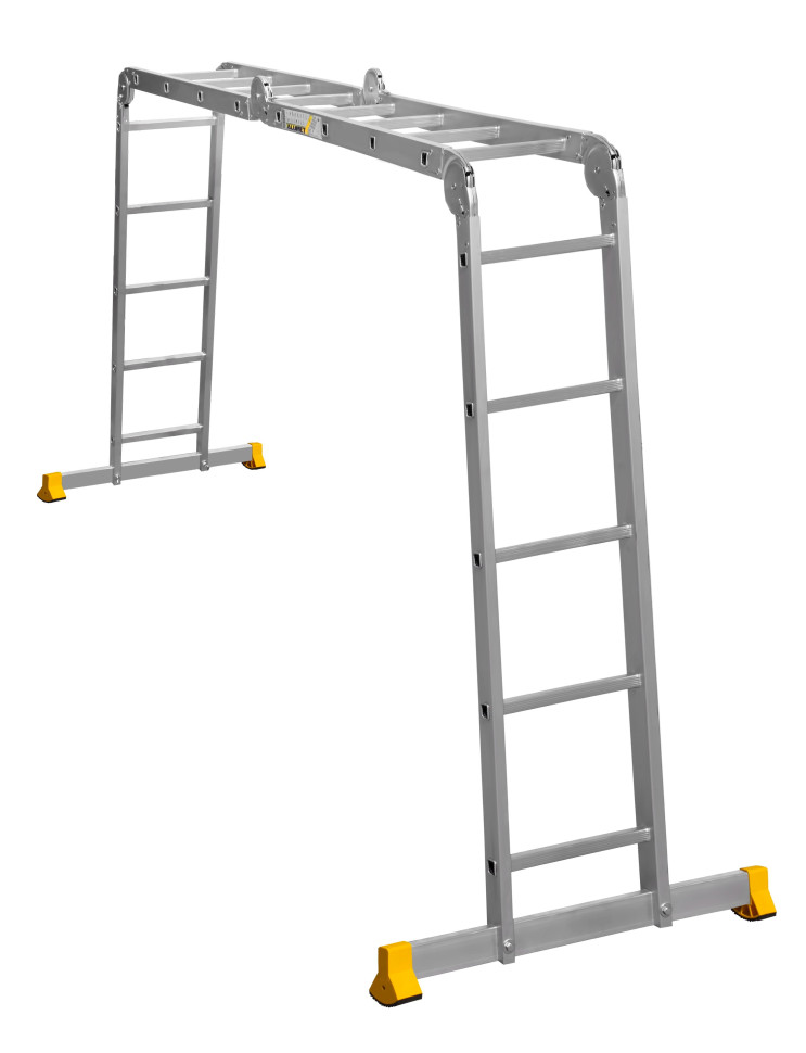 Лестница алюминиевая шарнирная (T445) Лестница
