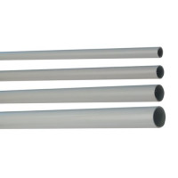 Труба жесткая ПВХ 3-х метровая легкая D25, серая (63925) Труба жесткая ПВХ легкая