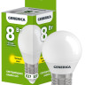 Лампа светодиодная G45 шар 8Вт 230В 3000К E27 GENERICA (LL-G45-08-230-30-E27-G) Лампа светодиодная