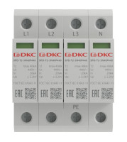 УЗИП, тип 2, 4P Imax 40kA Un 440V (SPD-T2-3N40P440) Устройство защиты от импульсных перенапряжений
