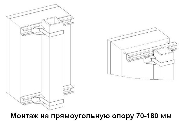 Комплект крепления на столб (ККС-2) Комплект крепления