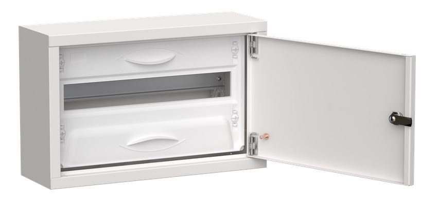 Корпус металлический TITAN 5 ЩРн-18 (1х18) 268х420х140 IP31 белый (TI5-50-N-018-31) Корпус металлический