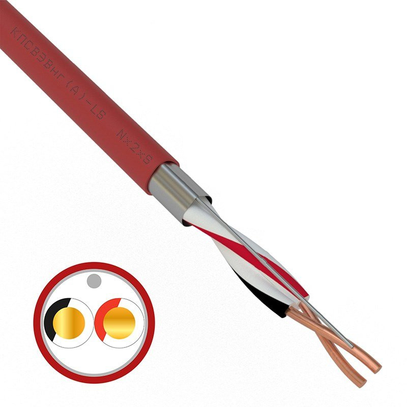 КПСВЭВнг(А)-LS 1х2х1,5 (01-4863-1)(REXANT) Кабель для систем пожарной и охранной сигнализации