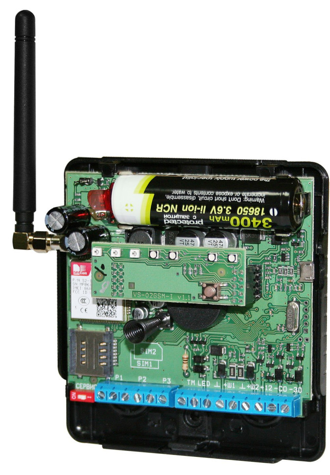 ВЕРСЕТ-GSM 02 Прибор приемно-контрольный охранно-пожарный