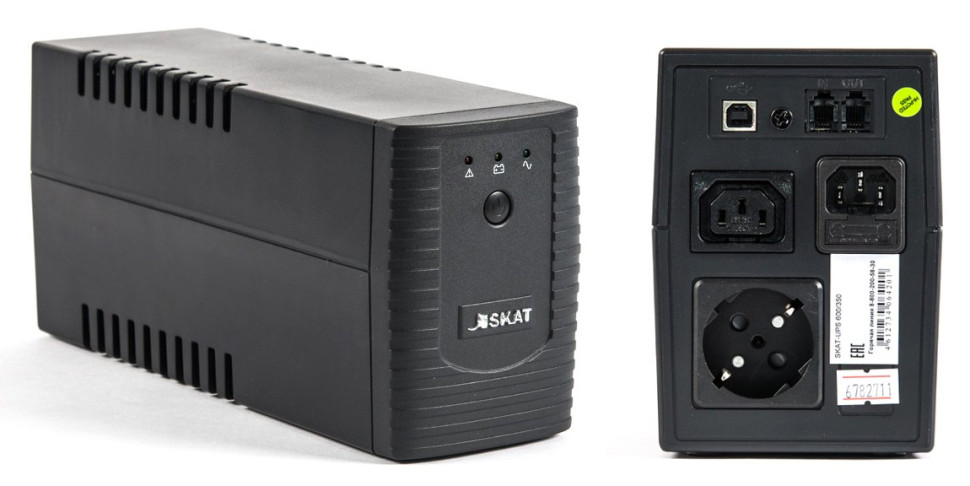 SKAT-UPS 600/350 (SKAT-UPS 600-IN-1х7) (449) Бесперебойный источник питания