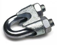 Зажим троса одинарный D6мм тип "Слоник" DIN 741 (PR08.3894) Зажим для троса