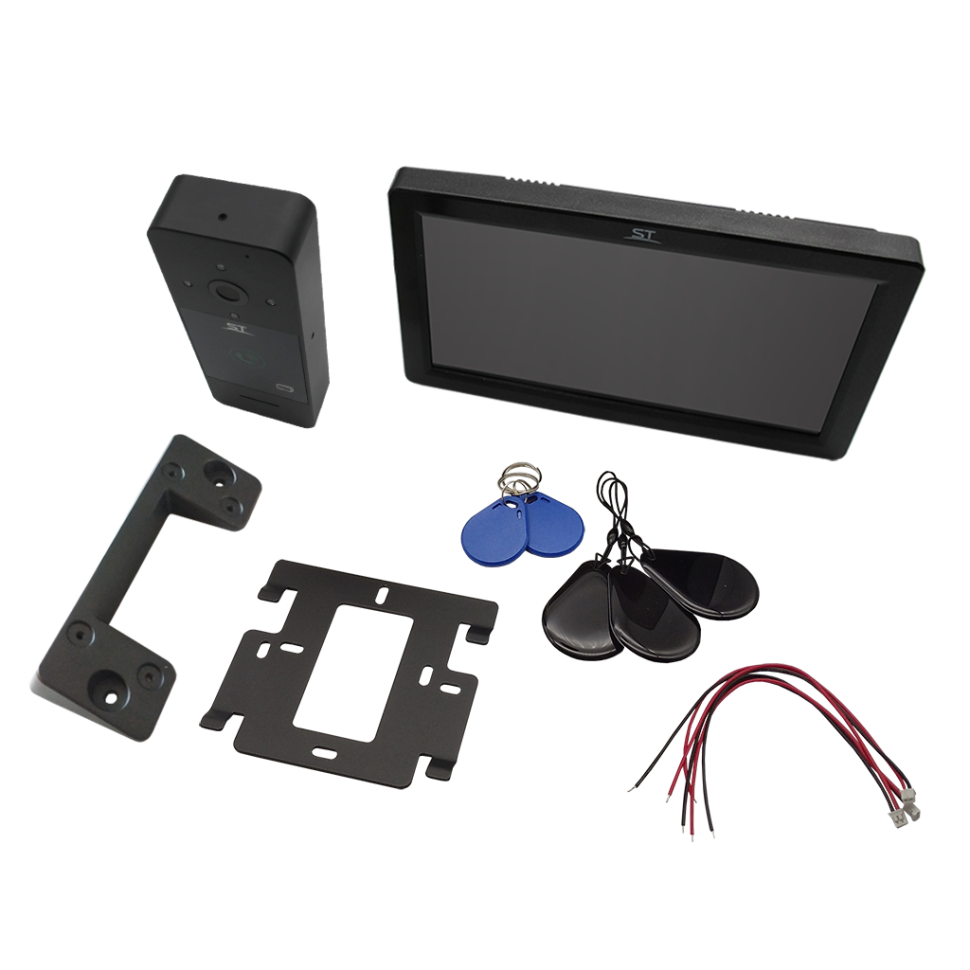 ST-MP300/7 «Земля» (черный) Комплект IP-видеодомофона